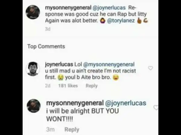 Mysonne - Litty/ Zeze Freestyle (Joyner Lucas Diss)